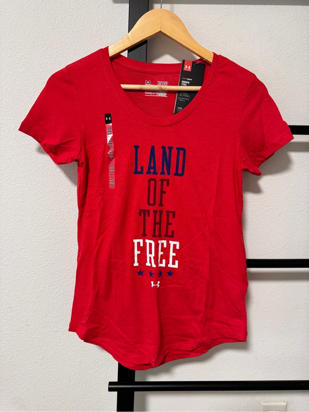 Under Armour Women Red Graphic Tee